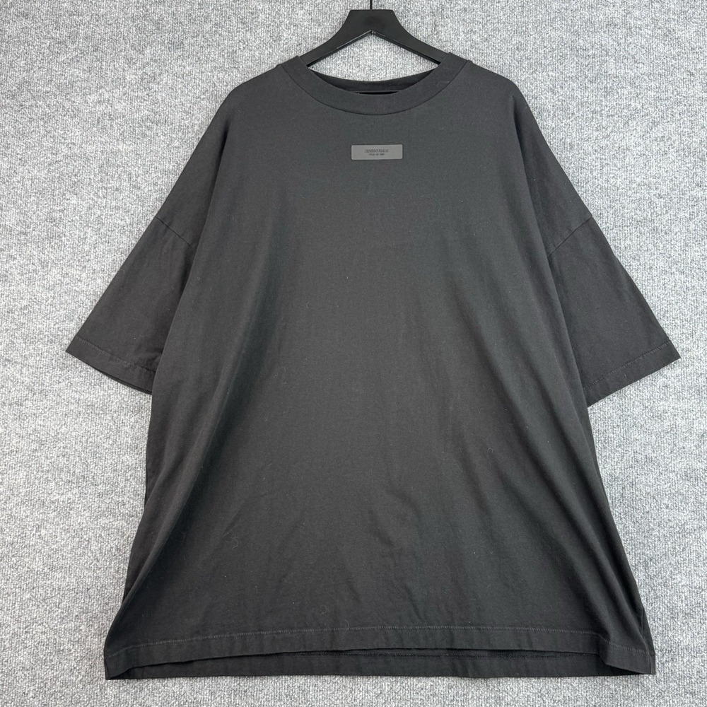 Fear of God Essentials T-Shirt Mens XXL Black FOG Streetwear Short Sleeve